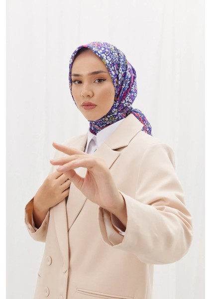 Petunya Desen Soft Pamuk Eşarp