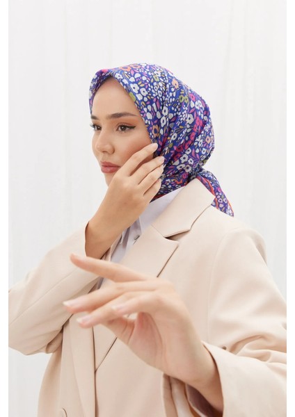 Petunya Desen Soft Pamuk Eşarp