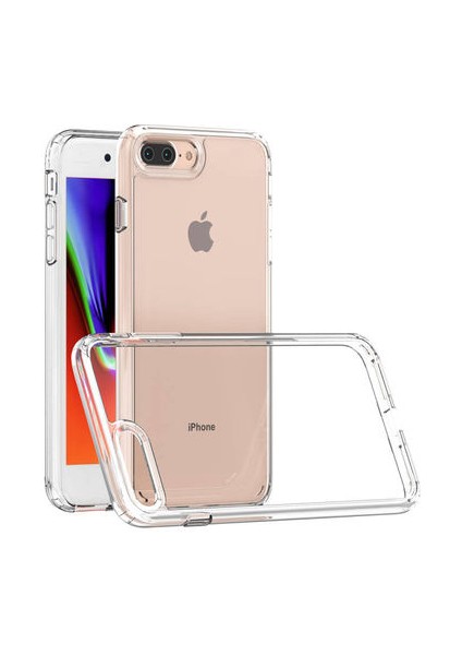 Apple Iphone 7 Plus Kılıf Ultra Sağlam ve Şeffaf Vigor Premium Sert Silikon Kapak