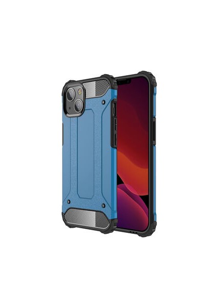 Apple iPhone 13 Kılıf Nexis Premium Sağlam Çift Katmanlı Sert Silikon Kapak