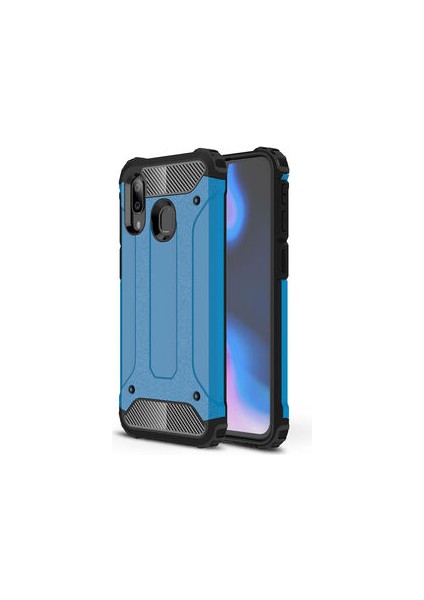 Samsung Galaxy A40 Kılıf Nexis Premium Sağlam Çift Katmanlı Sert Silikon Kapak