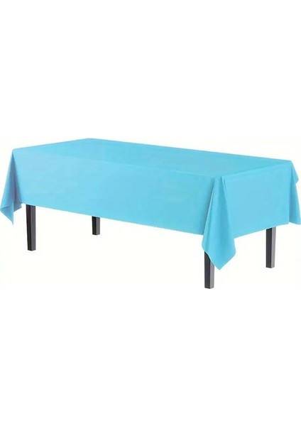 Plastik Kullan At Masa Örtüsü Mavi 137 x 270 cm
