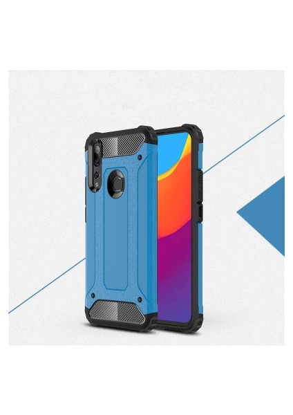 Huawei Y9 Prime 2019 Kılıf Nexis Premium Sağlam Çift Katmanlı Sert Silikon Kapak