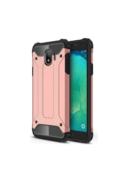 Samsung Galaxy J4 Kılıf Nexis Premium Sağlam Çift Katmanlı Sert Silikon Kapak