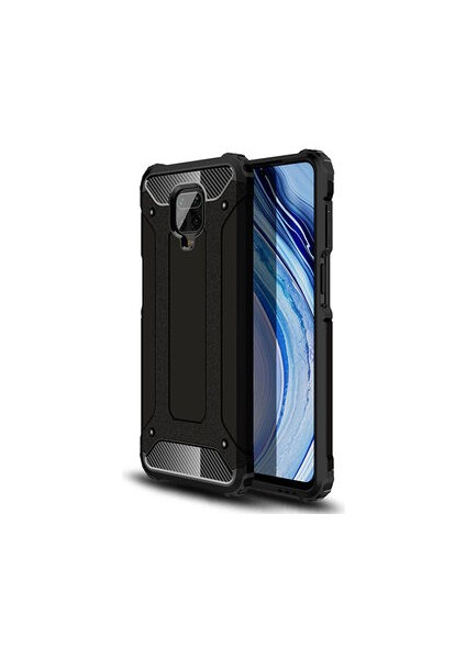 Redmi Note 9 Pro Kılıf Nexis Premium Sağlam Çift Katmanlı Sert Silikon Kapak