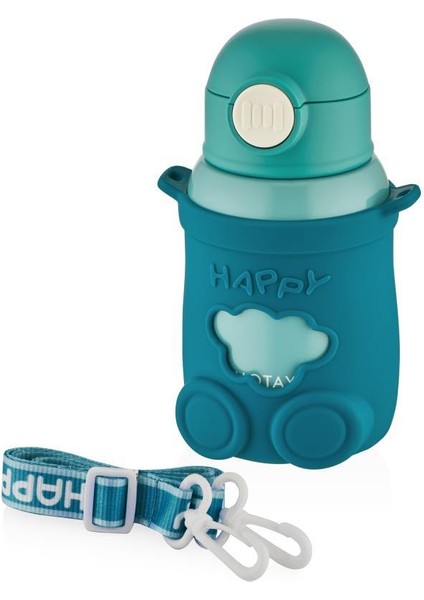 Happy Everyday Çelik Termos Matara Çocuk 480ML Yeşil