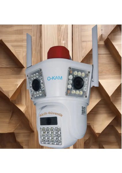 Okam 3033 6mp Wıfı Ptz Camera 3 Kameralı Geniş Açı