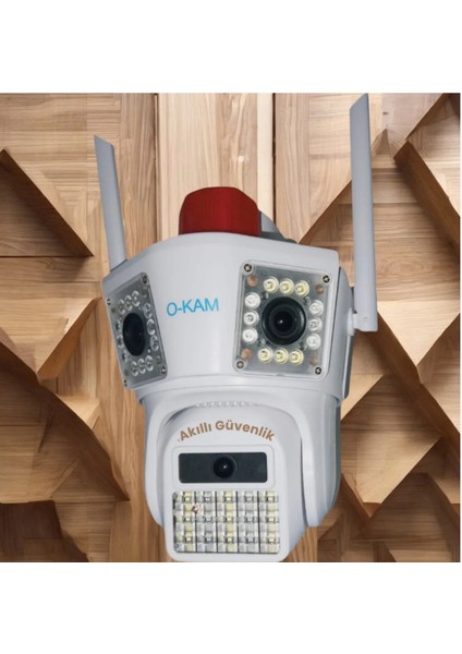 Okam 3033 6mp Wıfı Ptz Camera 3 Kameralı Geniş Açı
