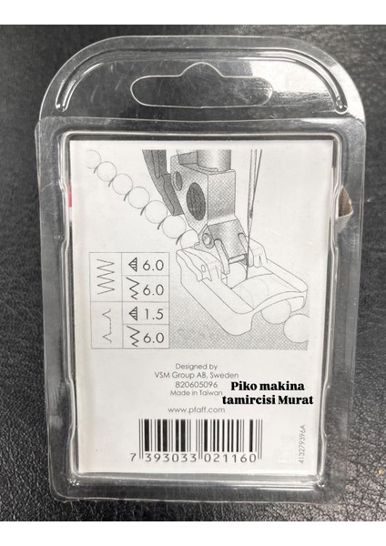 820605096 Pfaff Boncuk Dikme Ayağı 6mm
