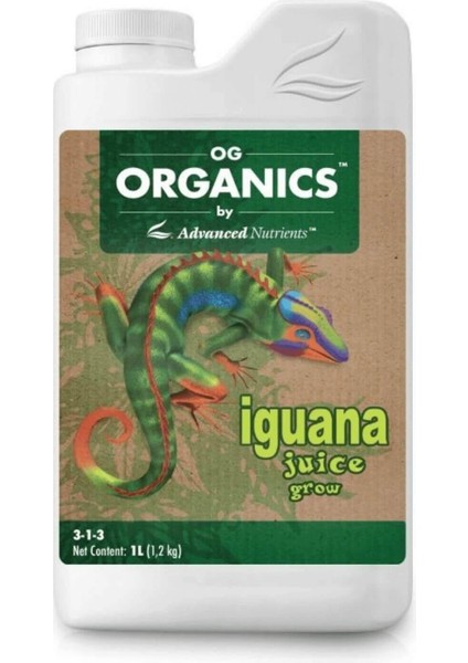 Og Organics Iguana Juice Grow 1 Litre Bitki Besini