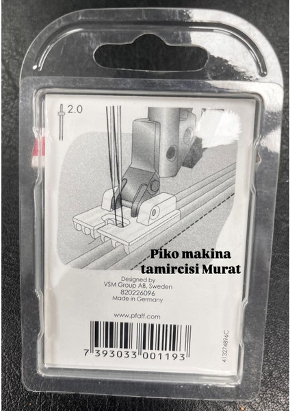 820226096 Pfaff Nervür Ayağı 5 Kanallı fiyatları