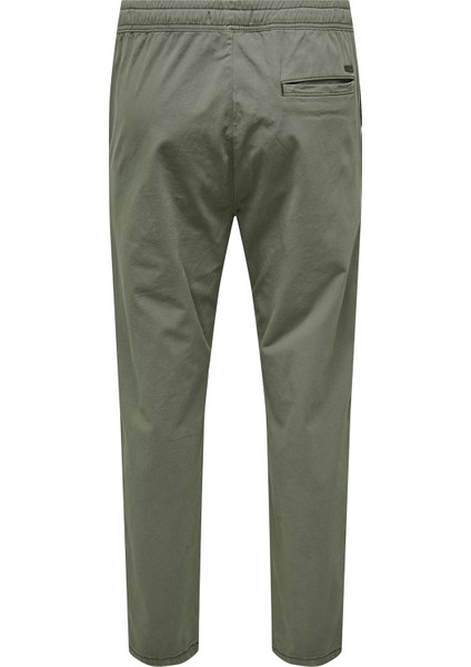 Onslinus Streç Pamuklu Tapered Fit Lastikli Bel Daralan Paça Jogger Pantolon Erkek Pantolon 22029765 fırsatları
