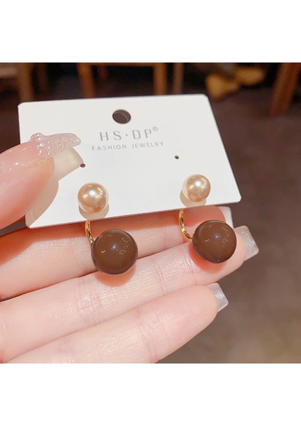 Hengshan Popüler 925 Gümüş Iğne Küpe Klasik Geometrik Uzun Püskül Küpe (Yurt Dışından)