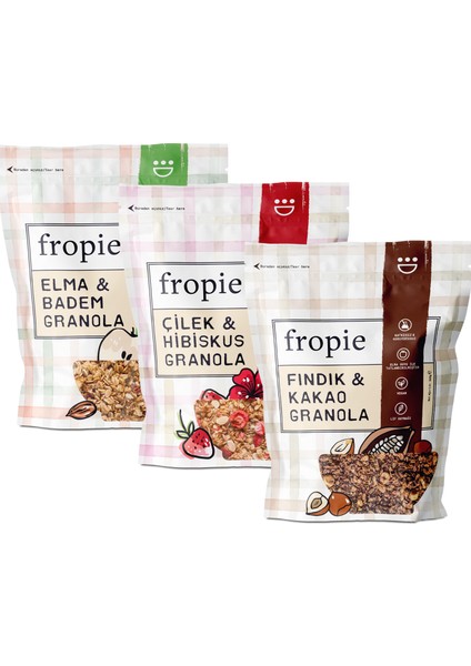 Premium 3'lü Granola Seti
