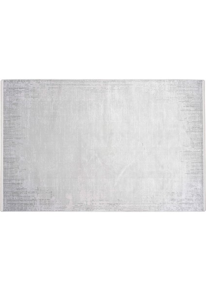 Halı Serenity 7822 Gri Yumuşak Dokulu Viskon Makine Dokuması Halı