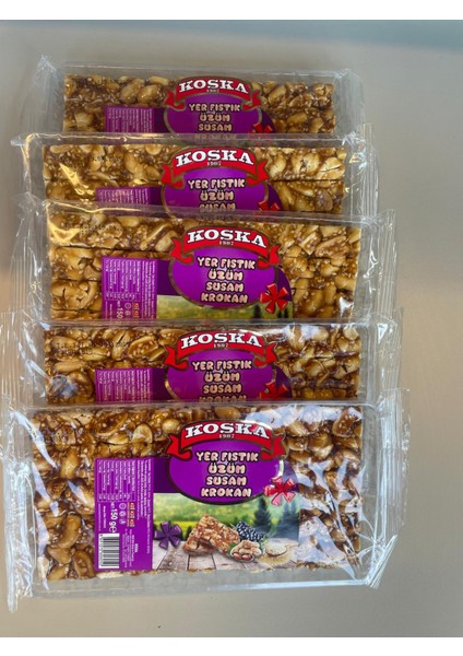 Üzüm Yer Fıstık Krokan 150 gr Koli (24 Adet)