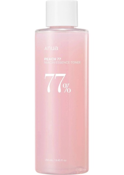 Peach 77% Niacin Essence Toner Ölü Deri Giderici Şeftali Özlü Tonik 250ML