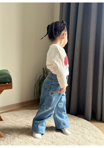 Kalpli̇ Kot Pantolon 2’li Kız Takım modelleri