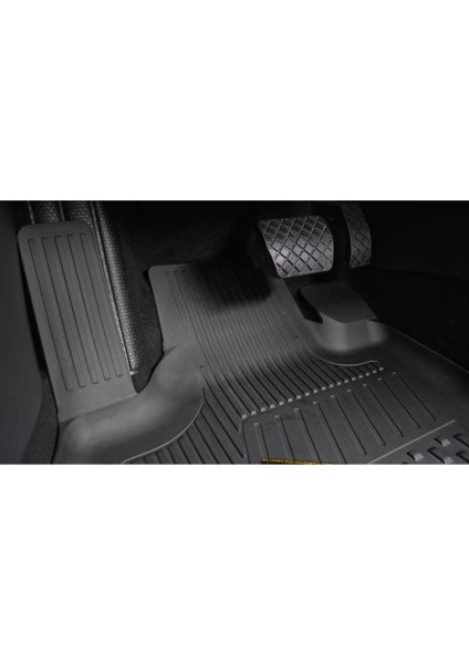 Vw Polo 2017-2025 Uyumlu 4.5d Premium Havuzlu Oto Paspas ve Liner Marka 3D ALT Bagaj Havuzu