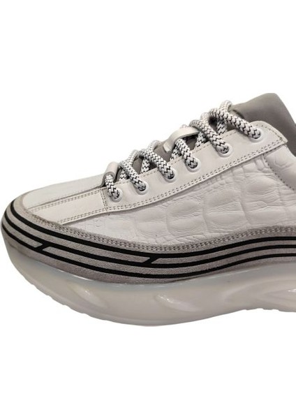 Beyaz Deri Spor Erkek Ayakkabı indirimleri