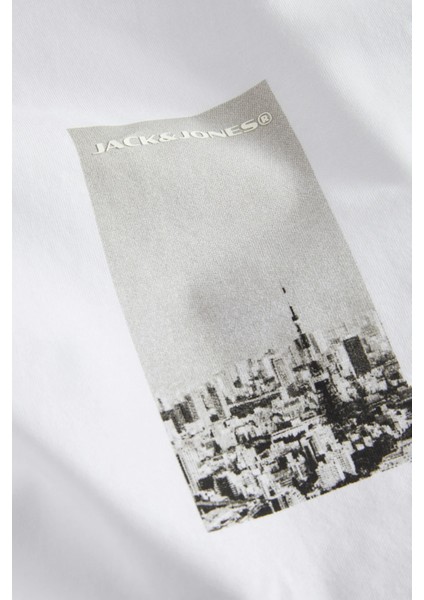 Core Jcopacer Baskılı Streç Pamuklu Relaxed Fit Bisiklet Yaka T Shirt Erkek T Shirt 12273775 fiyatları