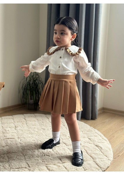 Bebe Yaka Etekli̇ 2’li Kız Takım fiyatları
