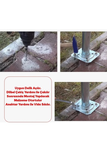 Gömlekli Çelik Dübel M6X45 mm (10 Adet) fırsatları