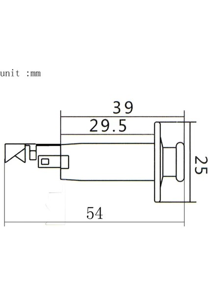 Pirinç 1/4 "kayış Sonu Pin Çıkış Girişi Jack 3 Adet 1/4 "uç Pimi Çıkış Girişi Gitar Bas Için Jak Kayış Kilit Pimi Soket Partsland LJ35 Elektro Akustik Elektro Klasik Gitar Stereo Çıkış Jakı
