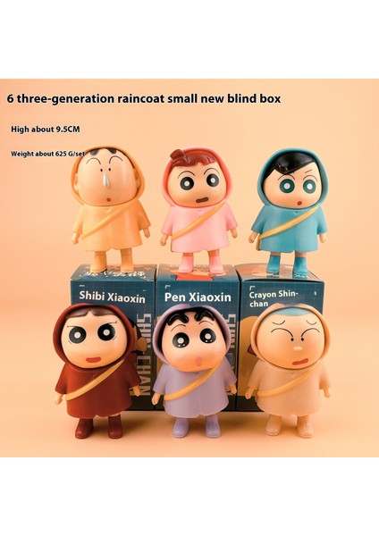 Crayon Shin-Chan Komple Model Süs Seti Anime Hediye Bebekleri (Yurt Dışından)
