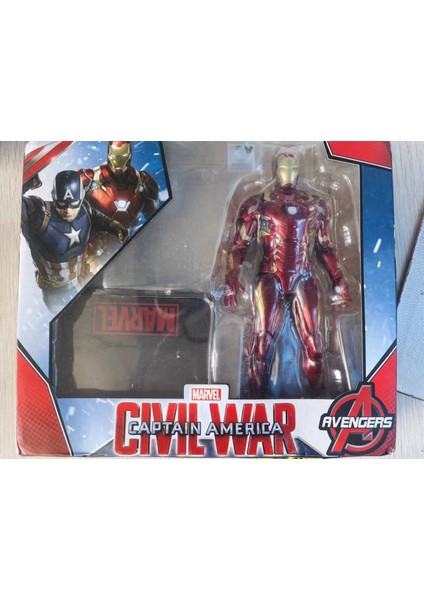 Marvel Yenilmezler Demir Adam Kaptan Amerika Örümcek Adam Yok Edici Hulk Venom Maket Oyuncaklar (Yurt Dışından)