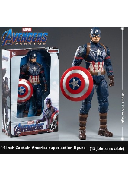Marvel Yenilmezler Demir Adam Kaptan Amerika Örümcek Adam Yok Edici Hulk Venom Maket Oyuncaklar (Yurt Dışından)