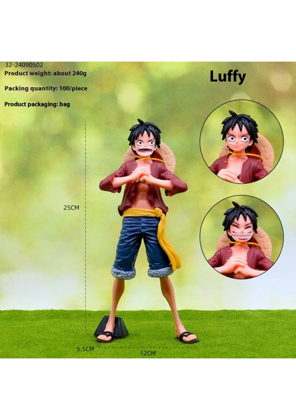 King Of Thieves Çizgi Film Anime Luffy Model Süs Yükseklik Yaklaşık 10-20CM (Yurt Dışından)