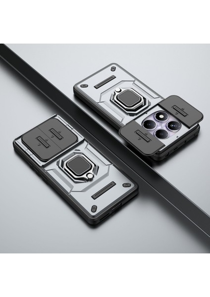 Xiaomi Redmi Turbo 4 Kılıf, [tam Kamera Koruması] [360° Dönebilen Destek Halkası] Askeri Sınıf Sert Koruyucu Telefon Kılıfı Kapağı Xiaomi Redmi Turbo 4 (Yurt Dışından) modelleri