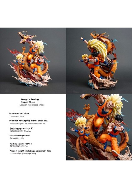 Yedi Dragon Ball Serisi Karakter Model Oyuncak Süsleri (Yurt Dışından)