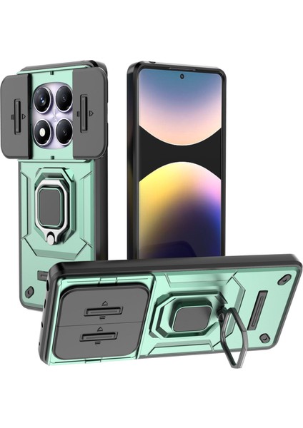 Xiaomi Redmi Turbo 4 Kılıf, [tam Kamera Koruması] [360° Dönebilen Destek Halkası] Askeri Sınıf Sert Koruyucu Telefon Kılıfı Kapağı Xiaomi Redmi Turbo 4 (Yurt Dışından)