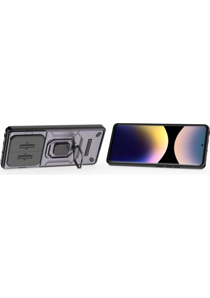 Xiaomi Redmi Turbo 4 Kılıf, [tam Kamera Koruması] [360° Dönebilen Destek Halkası] Askeri Sınıf Sert Koruyucu Telefon Kılıfı Kapağı Xiaomi Redmi Turbo 4 (Yurt Dışından) modelleri