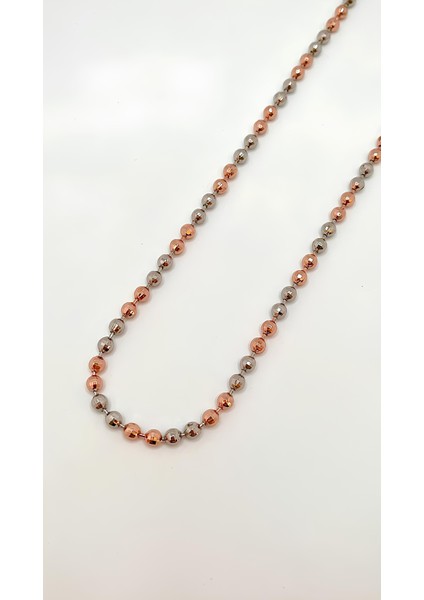 Dorika Model Çift Renk Vip Kolye