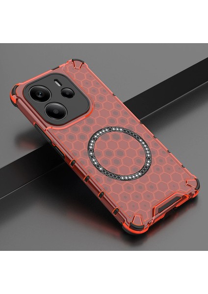 Xiaomi Redmi Note 14 4G Telefon Kılıfı, Manyetik Şeffaf Düşmeye Dayanıklı Telefon Kılıfı Xiaomi Redmi Note 14 4G (Yurt Dışından)