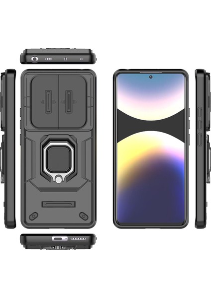 Xiaomi Redmi Turbo 4 Kılıf, [tam Kamera Koruması] [360° Dönebilen Destek Halkası] Askeri Sınıf Sert Koruyucu Telefon Kılıfı Kapağı Xiaomi Redmi Turbo 4 (Yurt Dışından) fiyatları