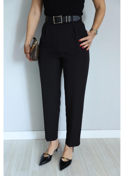 Siyah Astarlı Blazer Pantolon Takım