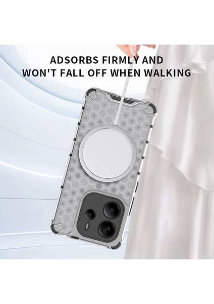 Xiaomi Redmi Note 14 4G Telefon Kılıfı, Manyetik Şeffaf Düşmeye Dayanıklı Telefon Kılıfı Xiaomi Redmi Note 14 4G (Yurt Dışından) fiyatları