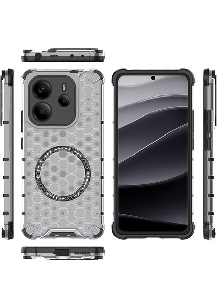 Xiaomi Redmi Note 14 4G Telefon Kılıfı, Manyetik Şeffaf Düşmeye Dayanıklı Telefon Kılıfı Xiaomi Redmi Note 14 4G (Yurt Dışından) indirimleri