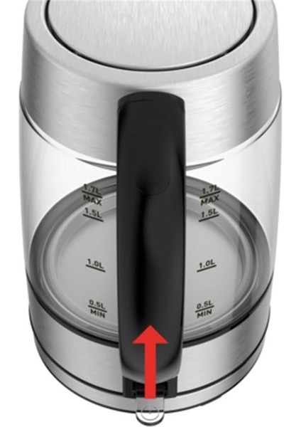 Işıklı Cam Kettle 1,7 Lt.