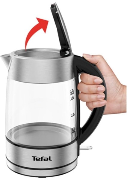 Işıklı Cam Kettle 1,7 Lt.