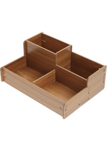 Ahşap Masa Üstü Düzenleyici Kutu
