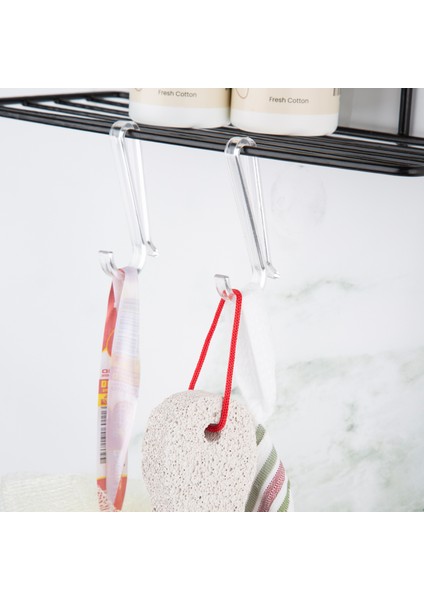 Şeffaf Plastik Askı Banyo Askısı