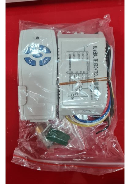 Avize Aydınlatma Dijital Uzaktan Kumanda ve Işık Kontrol 3k
