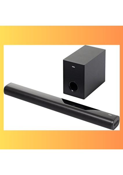 Güçlü Sinemayı evinizde Yaşatan 2.1 Kanal 200W Soundbar