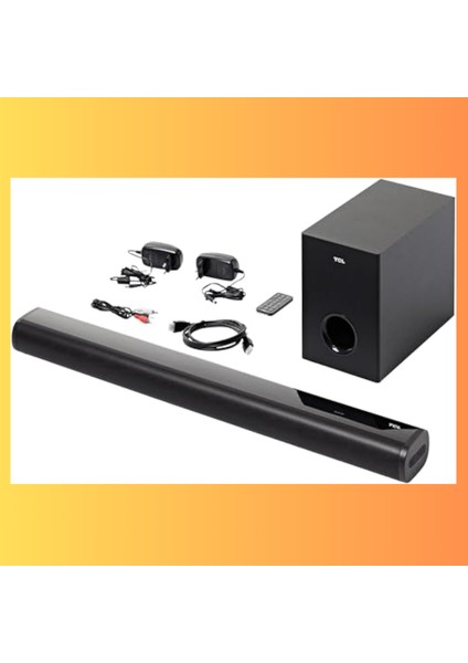 Güçlü Sinemayı evinizde Yaşatan 2.1 Kanal 200W Soundbar