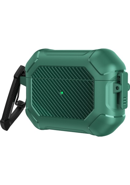 Airpods Pro Için Tpu+Pc Kulaklık Koruyucu Kapak (Yurt Dışından)